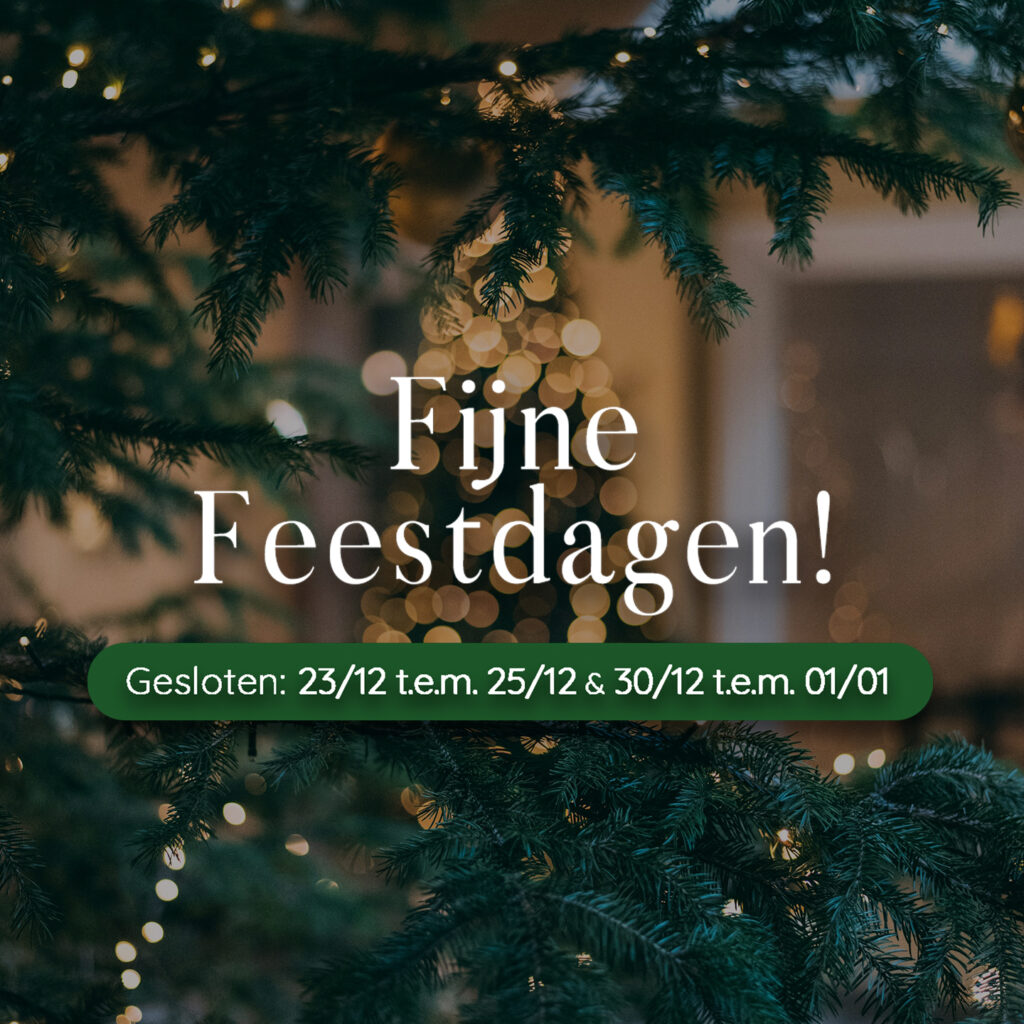 Fijne feestdagen